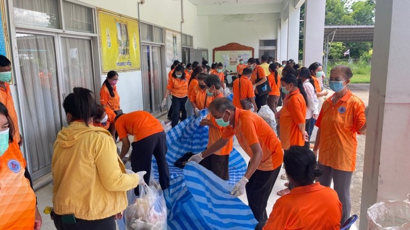 โครงการรณรงค์คัดแยกขยะตั้งแต่ต้นทาง ประจำปีงบประมาณ พ.ศ. 2567 วันที่ 5 กันยายน 2567 ณ หอประชุมเทศบาลตำบลปักธงชัย