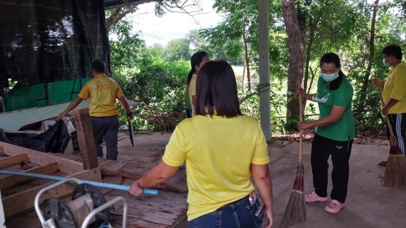 เทศบาลตำบลปักธงชัยจัดกิจกรรม 5ส ทุกวันพุธ ของสัปดาห์ พื่อความปลอดภัยในการทำงาน​​ สะสาง สะดวก สะอาด เป็นการพัฒนาสถานที่ สุขลักษณะ สร้างนิสัย เป็นการพัฒนาคน