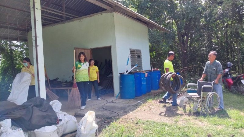 เทศบาลตำบลปักธงชัยจัดกิจกรรม 5ส ทุกวันพุธ ของสัปดาห์ พื่อความปลอดภัยในการทำงาน​​ สะสาง สะดวก สะอาด เป็นการพัฒนาสถานที่ สุขลักษณะ สร้างนิสัย เป็นการพัฒนาคน