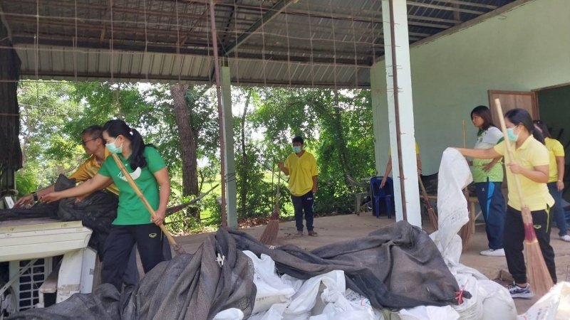 เทศบาลตำบลปักธงชัยจัดกิจกรรม 5ส ทุกวันพุธ ของสัปดาห์ พื่อความปลอดภัยในการทำงาน​​ สะสาง สะดวก สะอาด เป็นการพัฒนาสถานที่ สุขลักษณะ สร้างนิสัย เป็นการพัฒนาคน