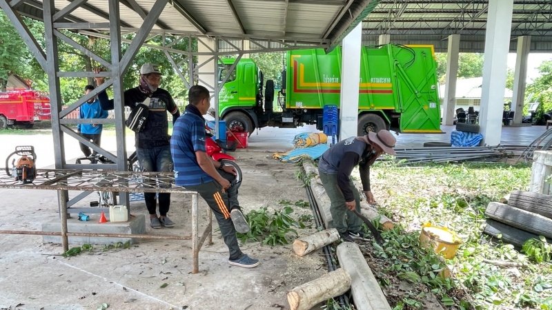 เทศบาลตำบลปักธงชัยจัดกิจกรรม 5ส ทุกวันพุธ ของสัปดาห์ พื่อความปลอดภัยในการทำงาน​​ สะสาง สะดวก สะอาด เป็นการพัฒนาสถานที่ สุขลักษณะ สร้างนิสัย เป็นการพัฒนาคน