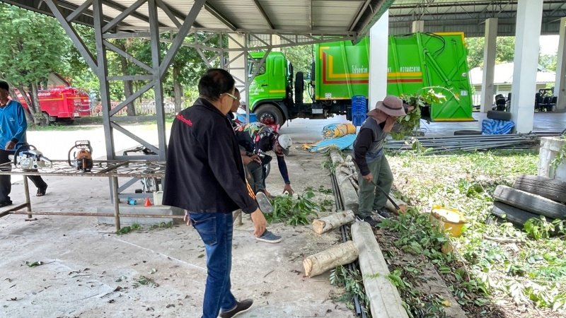 เทศบาลตำบลปักธงชัยจัดกิจกรรม 5ส ทุกวันพุธ ของสัปดาห์ พื่อความปลอดภัยในการทำงาน​​ สะสาง สะดวก สะอาด เป็นการพัฒนาสถานที่ สุขลักษณะ สร้างนิสัย เป็นการพัฒนาคน