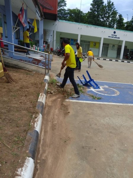 เทศบาลตำบลปักธงชัยจัดกิจกรรม 5ส ทุกวันพุธ ของสัปดาห์ พื่อความปลอดภัยในการทำงาน​​ สะสาง สะดวก สะอาด เป็นการพัฒนาสถานที่ สุขลักษณะ สร้างนิสัย เป็นการพัฒนาคน