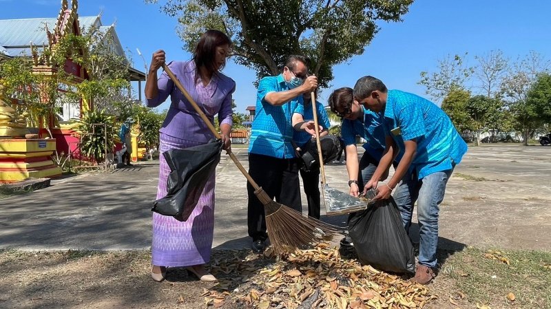 เทศบาลตำบลปักธงชัย จัดกิจกรรมทำความสะอาดวัดโพธิ์ศรี เพื่อเฉลิมพระเกียรติ สมเด็จพระเจ้าลูกเธอ เจ้าฟ้าสิริวัณณวรี นารีรัตนราชกัญญา เนื่องในโอกาสวันคล้ายวันประสูติ ครบ 3 รอบ 8 มกราคม 2566