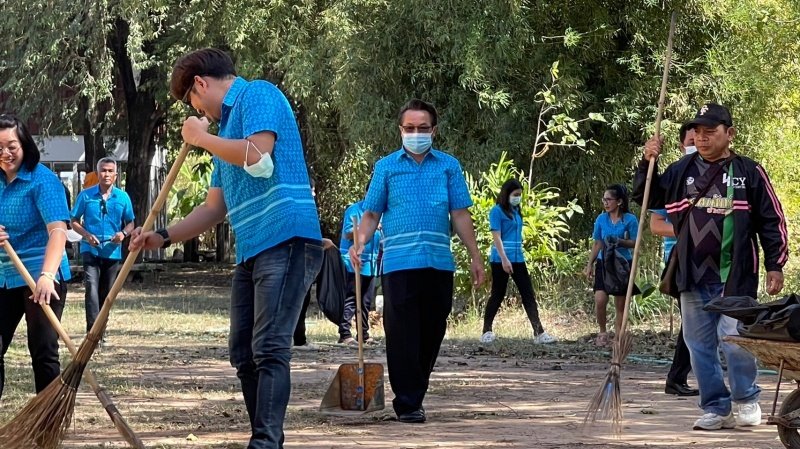 เทศบาลตำบลปักธงชัย จัดกิจกรรมทำความสะอาดวัดโพธิ์ศรี เพื่อเฉลิมพระเกียรติ สมเด็จพระเจ้าลูกเธอ เจ้าฟ้าสิริวัณณวรี นารีรัตนราชกัญญา เนื่องในโอกาสวันคล้ายวันประสูติ ครบ 3 รอบ 8 มกราคม 2566