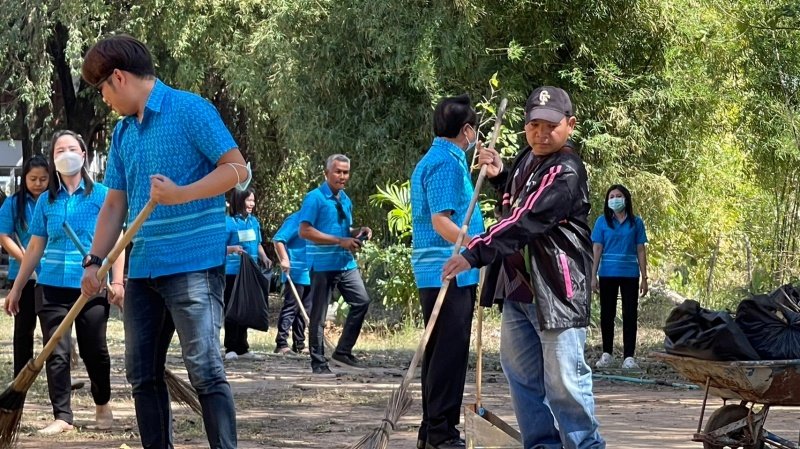 เทศบาลตำบลปักธงชัย จัดกิจกรรมทำความสะอาดวัดโพธิ์ศรี เพื่อเฉลิมพระเกียรติ สมเด็จพระเจ้าลูกเธอ เจ้าฟ้าสิริวัณณวรี นารีรัตนราชกัญญา เนื่องในโอกาสวันคล้ายวันประสูติ ครบ 3 รอบ 8 มกราคม 2566