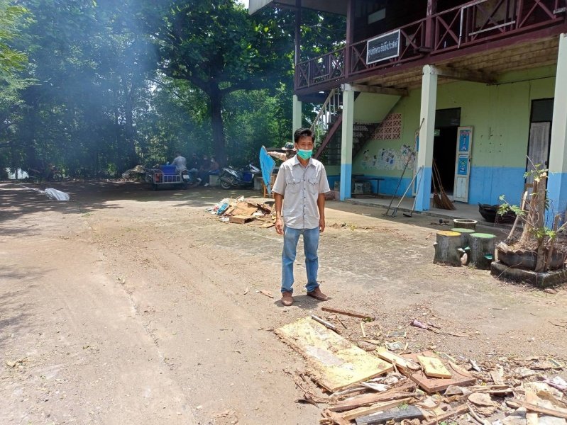 เทศบาลตำบลปักธงชัย เตรียมสถานที่ศูนย์แยกกักตัวในชุมชน Community Isolation (CI) ประจำปี พ.ศ. 2564 ณ โรงเรียนโพธิ์ทอง บ้านโรงนา ตำบลเมืองปัก อำเภอปักธงชัย จังหวัดนครราชสีมา