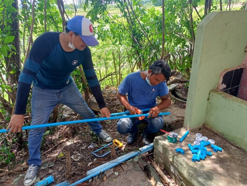 เทศบาลตำบลปักธงชัย เตรียมสถานที่ศูนย์แยกกักตัวในชุมชน Community Isolation (CI) ประจำปี พ.ศ. 2564 ณ โรงเรียนโพธิ์ทอง บ้านโรงนา ตำบลเมืองปัก อำเภอปักธงชัย จังหวัดนครราชสีมา