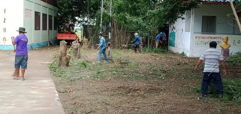 เทศบาลตำบลปักธงชัย เตรียมสถานที่ศูนย์แยกกักตัวในชุมชน Community Isolation (CI) ประจำปี พ.ศ. 2564 ณ โรงเรียนโพธิ์ทอง บ้านโรงนา ตำบลเมืองปัก อำเภอปักธงชัย จังหวัดนครราชสีมา