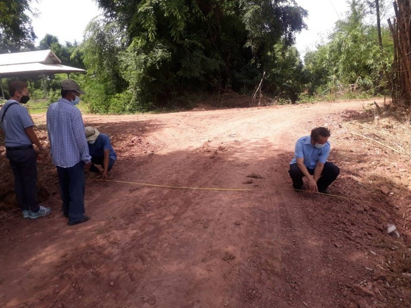 เทศบาลตำบลปักะงชัย ตรวจรับงานโครงการฯ ประจำเดือนกรกฎาคม - กันยายน 2564 ในเขตพื้นที่เทศบาลตำบลปักธงชัย