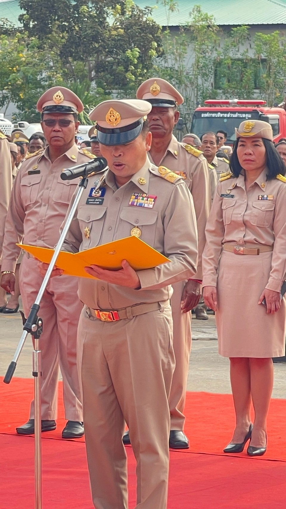 เทศบาลตำบลปักธงชัยร่วมพิธีถวายราชสักการะและกล่าวถวายราชสดุดี พระบาทสมเด็จพระจุลจอมเกล้าเจ้าอยู่หัว เนื่องในวันท้องถิ่นไทย ประจำปี 2568 ณ บริเวณลานพระบรมราชานุสาวรีย์ พระบาทสมเด็จพระจุลจอมเกล้าเจ้าอยู่หัว วันอังคารที่ 18 มีนาคม 2568