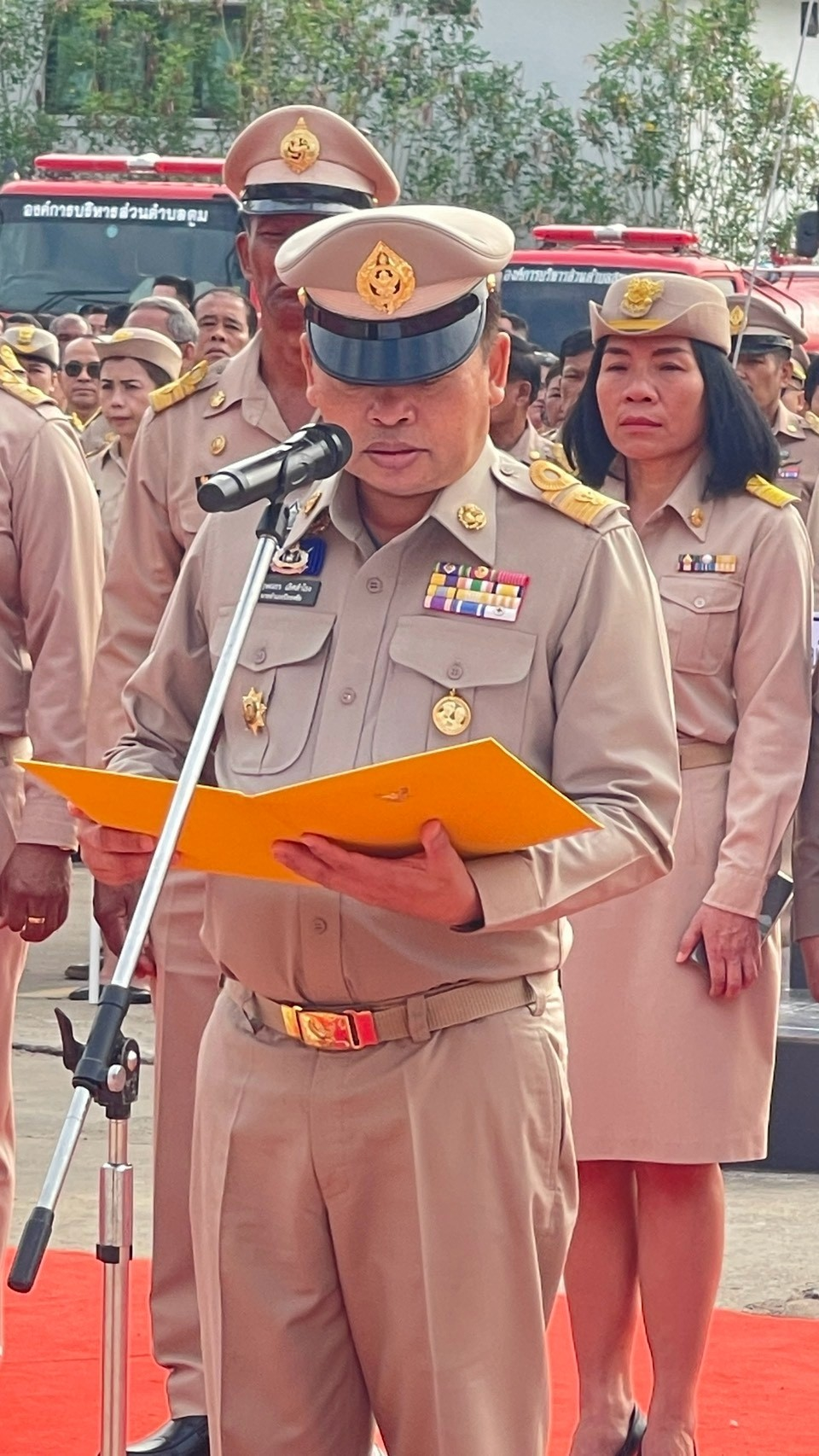 เทศบาลตำบลปักธงชัยร่วมพิธีถวายราชสักการะและกล่าวถวายราชสดุดี พระบาทสมเด็จพระจุลจอมเกล้าเจ้าอยู่หัว เนื่องในวันท้องถิ่นไทย ประจำปี 2568 ณ บริเวณลานพระบรมราชานุสาวรีย์ พระบาทสมเด็จพระจุลจอมเกล้าเจ้าอยู่หัว วันอังคารที่ 18 มีนาคม 2568