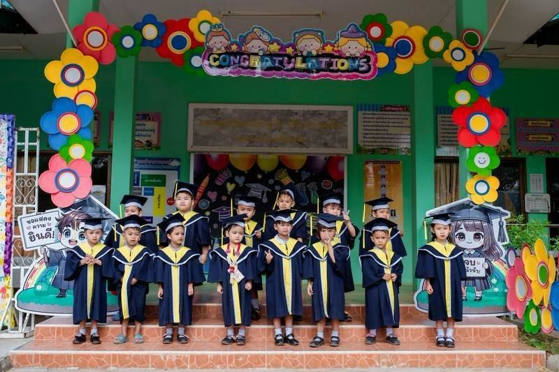 ศูนย์พัฒนาเด็กเล็กเทศบาลตำบลปักธงชัย จัดพิธีมอบวุฒิบัตรบัณฑิตน้อย ประจำปีการศึกษา 2567 วันที่ 21 มีนาคม 2568