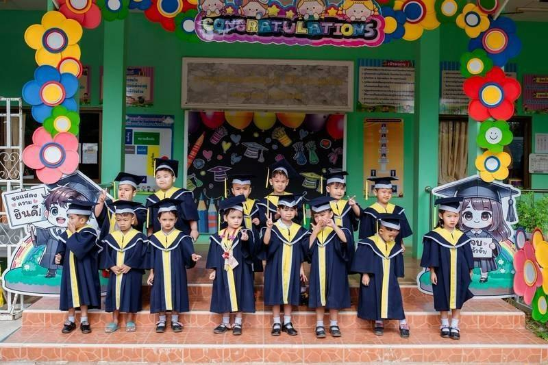 ศูนย์พัฒนาเด็กเล็กเทศบาลตำบลปักธงชัย จัดพิธีมอบวุฒิบัตรบัณฑิตน้อย ประจำปีการศึกษา 2567 วันที่ 21 มีนาคม 2568